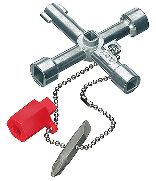 LLAVE ARMARIO CONTADORES 4 EN 1