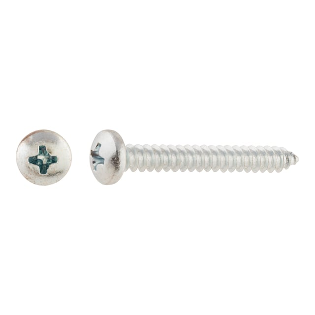 TORNILLOS ROSCA PARA METAL CINCADOS 4,8X80MM. 100UDS
