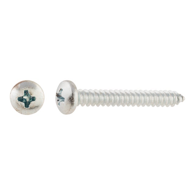 TORNILLOS ROSCA PARA METAL CINCADOS 4,8X80MM. 100UDS