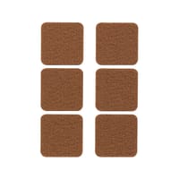 FIELTRO ADHESIVO 17MM MARRÓN 20UDS - 1