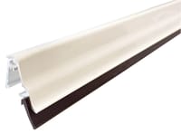 BURLETE ATORNILLADO PUERTA BLANCA 0,93M ALUMINIO EXTERIOR BURCASA - 1