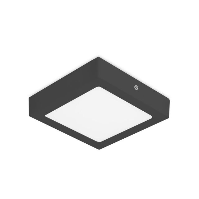 DOWNLIGHT SUPERFICIE CUADRADO NEGRO 18W CCT