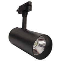 FOCO DE CARRIL LED MONOFÁSICO 30W NEGRO - 1