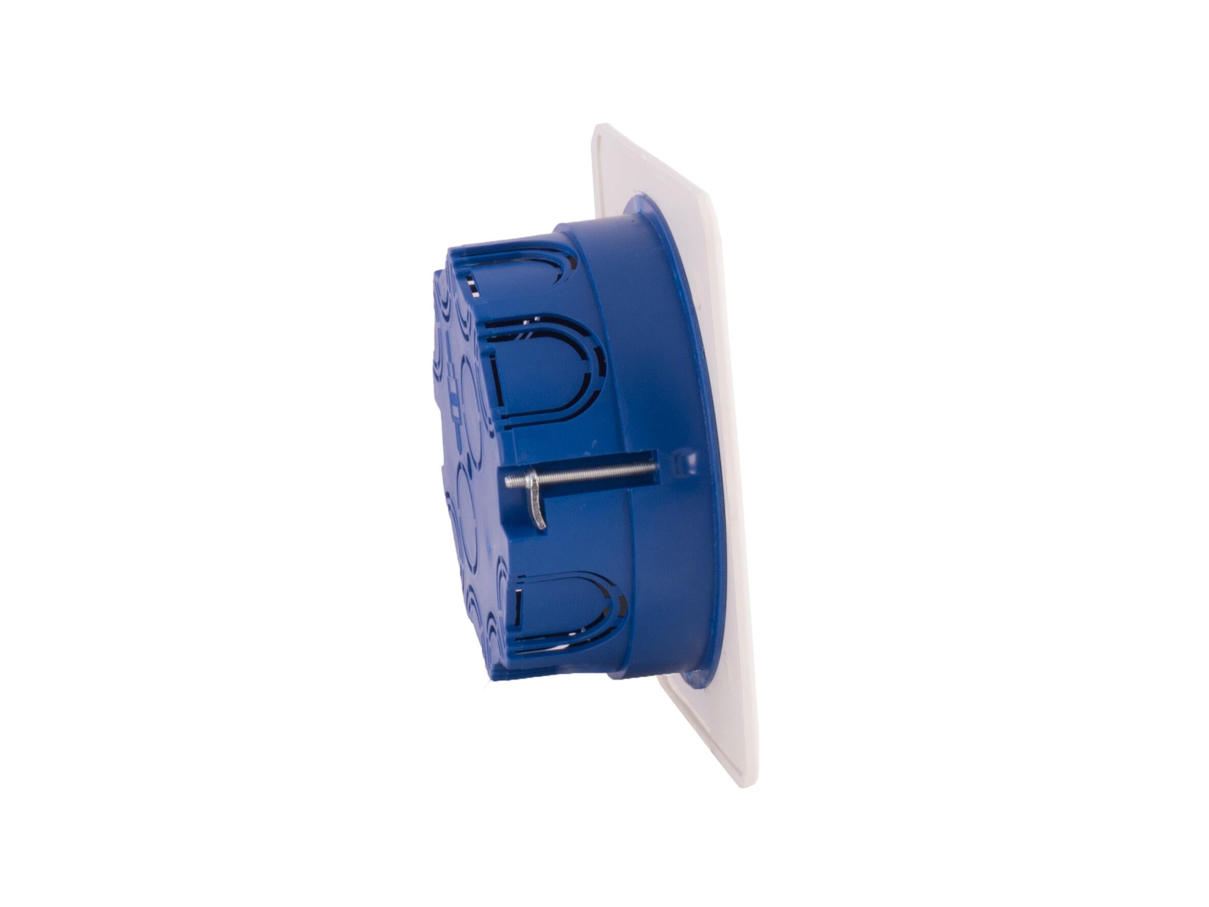 CAJA DE REGISTRO ELÉCTRICO Ø100X46MM PARA EMPOTRAR DE INTERIOR CON TAPA DE TORNILLOS - 2