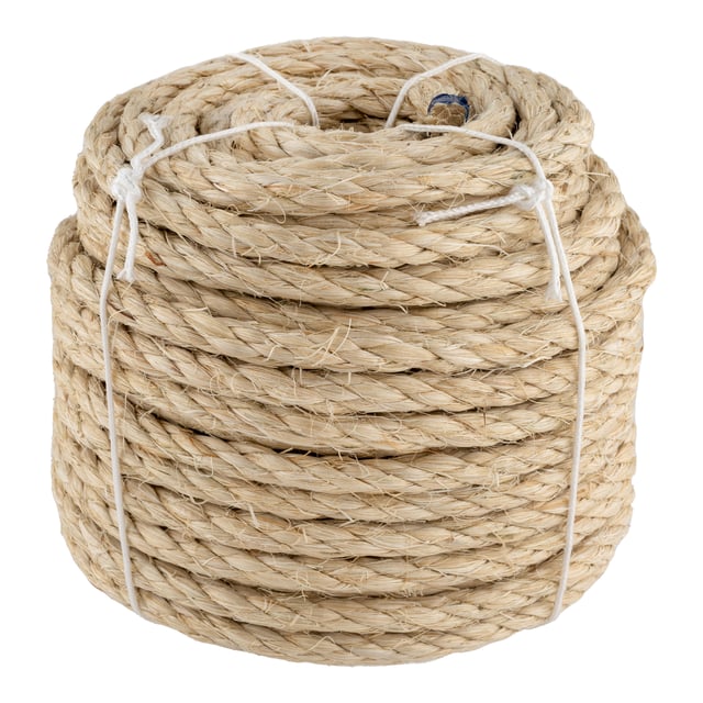 CUERDA SISAL CABLEADA 8MM 25M BEIGE ROMBULL