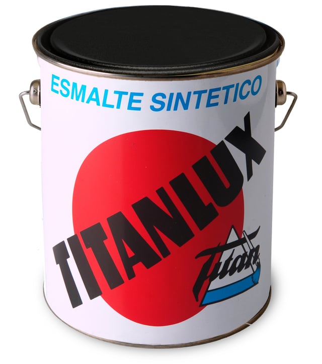 ESMALTE SINTÉTICO  MATE TITANLUX  4L NEGRO