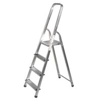 ESCALERA DOMÉSTICA ALUMINIO-ACERO  4 PELDAÑOS - 1