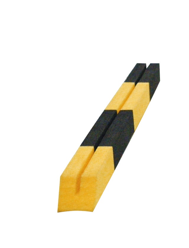 PROTECTOR DE ESPUMA CON RANURA PARA PERFIL DE ACERO. 2 UDS