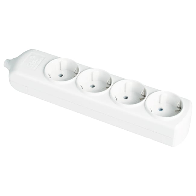 BASE MULTIPLE 4 TOMAS SIN CABLE - 1