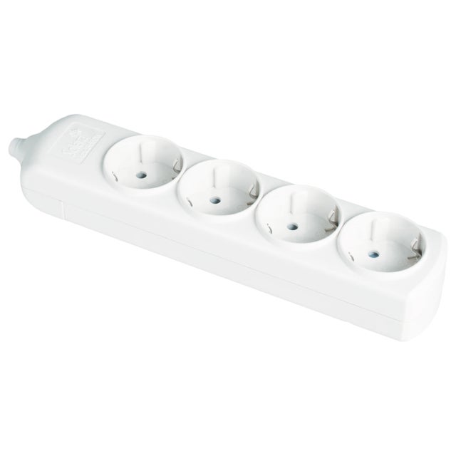 BASE MULTIPLE 4 TOMAS SIN CABLE