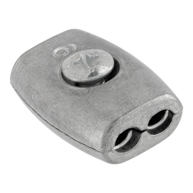 SUJETACABLE SUPER SIMPLE GALVANIZADO 6 MM. 4 UDS