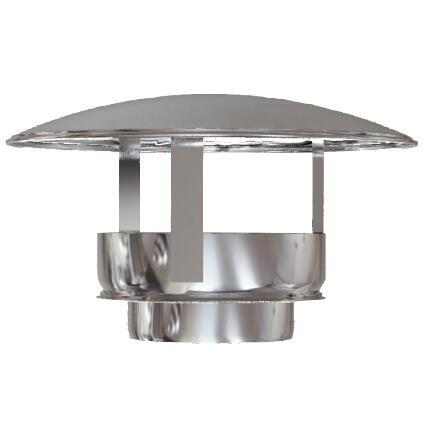 SOMBRERETE INOXIDABLE PARED DOBLE 150MM - 1