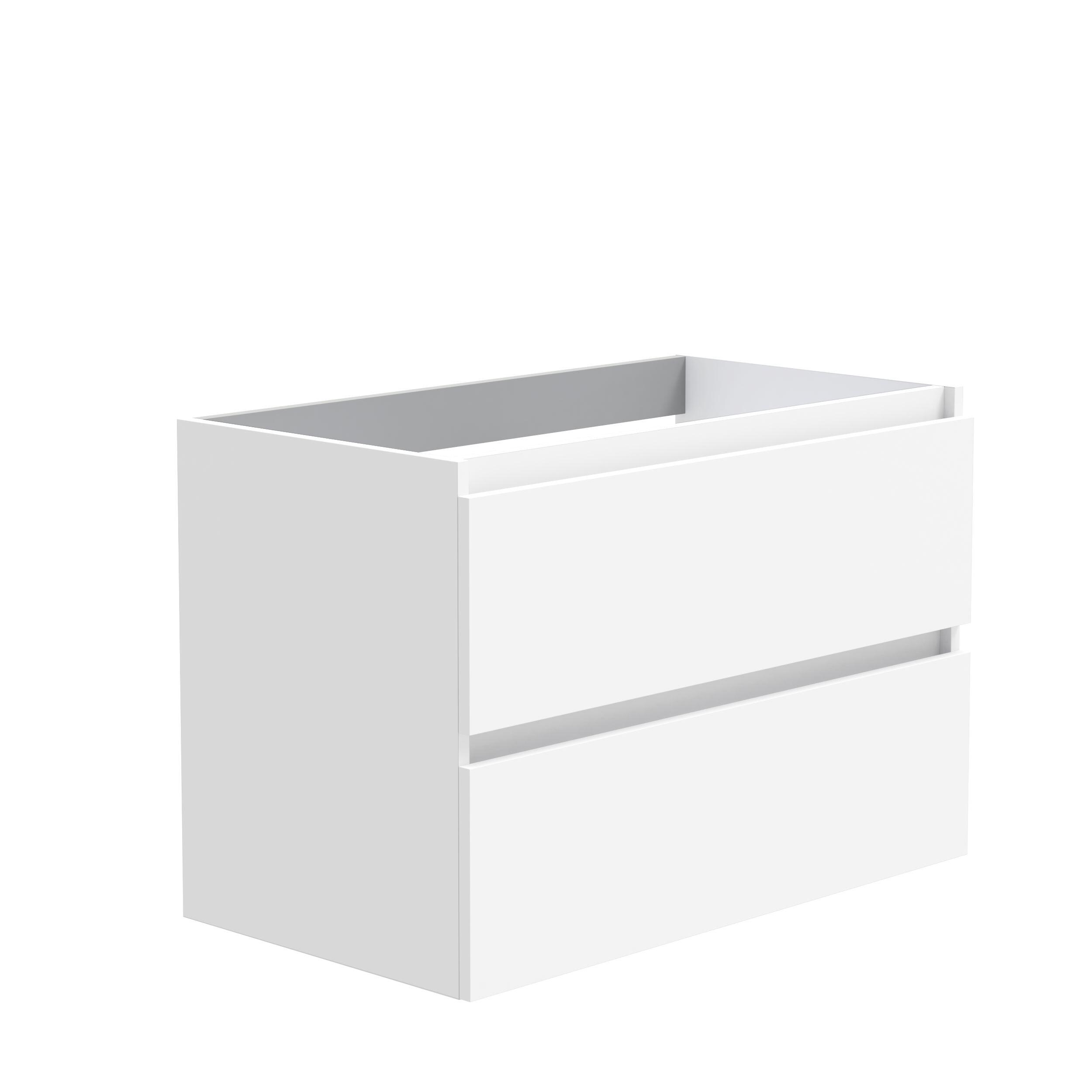 MÓVEL BANHO MAYA 100CM 2 GAVETAS BRANCO - 2