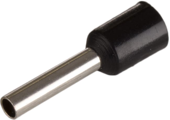 50 UD PUNTERA HUECA NEGRO 1.5/8 MM - 1