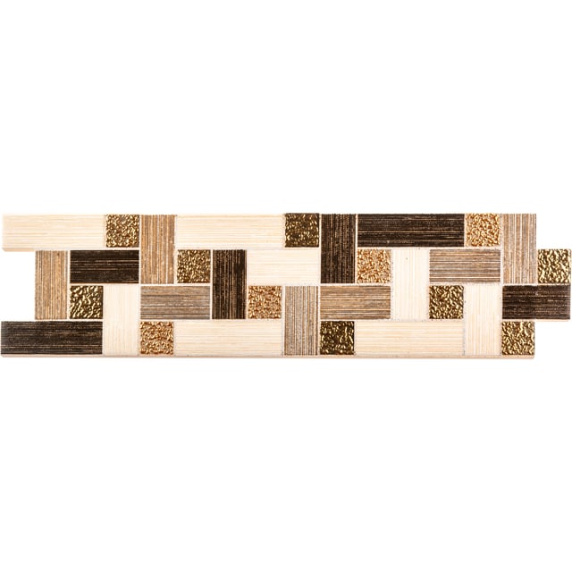 CENEFA CERÁMICA 6.5X25CM 6793 BEIGE. PACK 3 UNIDADES