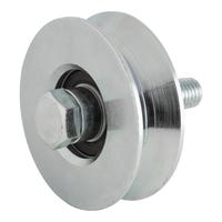 RUEDA PARA PUERTA CORREDERA  80  MM. PARA PERFIL V - 1