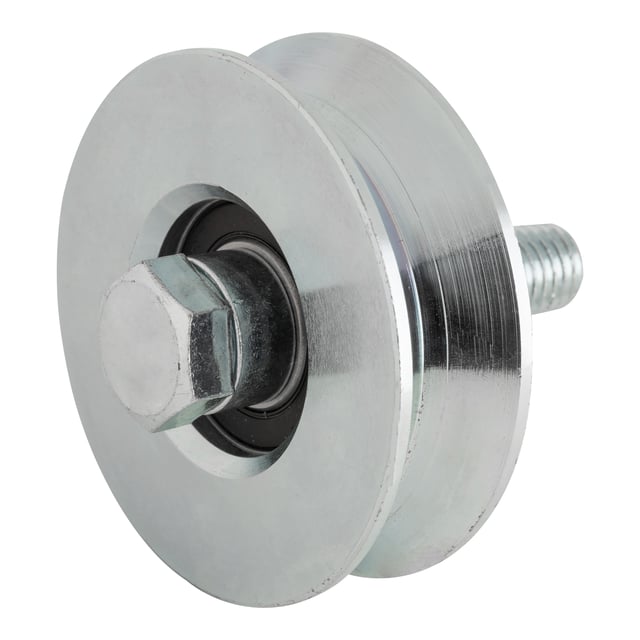 RUEDA PARA PUERTA CORREDERA  80  MM. PARA PERFIL V