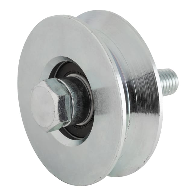 RUEDA PARA PUERTA CORREDERA  80  MM. PARA PERFIL V - 1