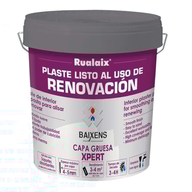 MASILLA EN PASTA CAPA GRUESA 5KG RENOVACIÓN Y CUBREGOTA