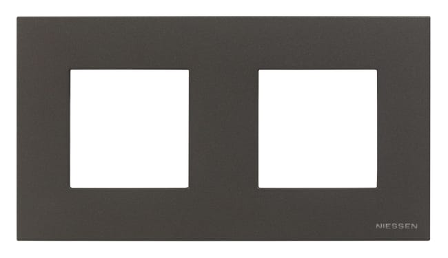 MARCO DOBLE BASICO SERIE ZENIT ANTRACITA - 1