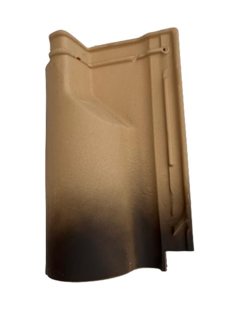 TEJA CERAMICA DE VENTILACIÓN MIXTA PEQUEÑA PAJA FLAMEADO - 1