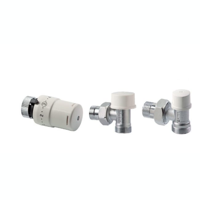 VÁLVULA+DETENTOR TERMOSTÁTICO COBRE  Ø 1/2