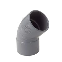 CODO 45º Ø32MM PVC GRIS HEMBRA-HEMBRA - 1