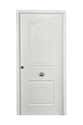 PUERTA ENTRADA  RESIDENCIAL LACADA BLANCA PROVENZAL 91 CM DERECHA - 1