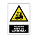 SEÑAL CARTEL PASO CARRETILLAS 1UD - 1