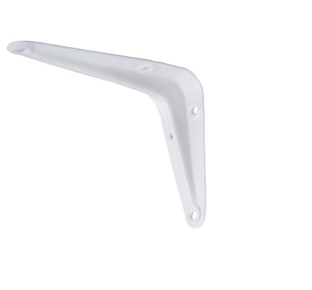 ESCUADRA PALOMILLA CON NERVIO BLANCA 125 X 150  MM