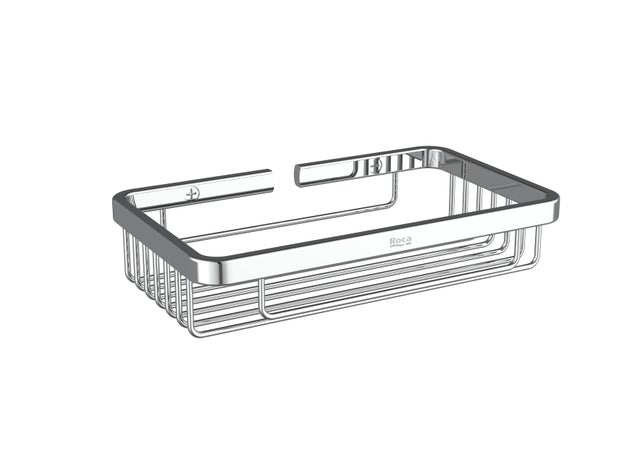 CESTILLO BAÑO HOTELS 2.0 CROMO 30 CM