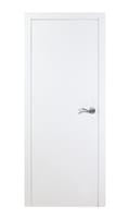 PUERTA ABATIBLE EN BLOCK MELAMINA BLANCA 62,5CM CIEGA DERECHA - 1