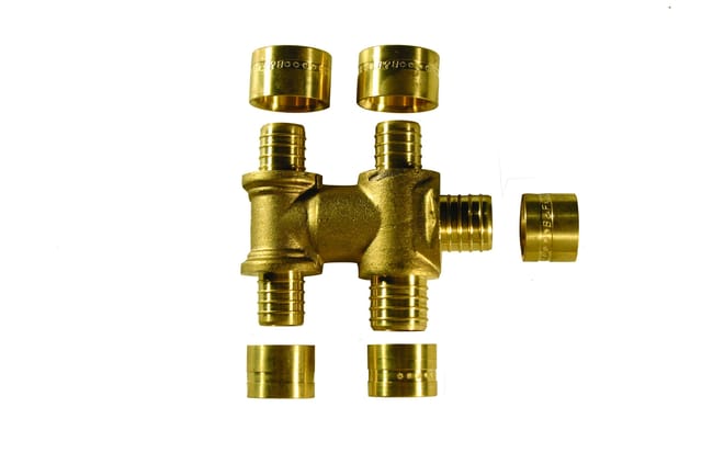 DISTRIBUIDOR 4 SALIDAS CASQUILLO CORREDIZO PEX-A - 1