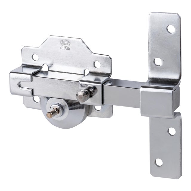 CERROJO PUERTA DE SEGURIDAD PARA INTERIOR CROMADO 5 LLAVES AMIG