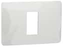 MARCO 1 MODULO CAJA RECTANGULAR SERIE NEW UNICA BLANCO - 1