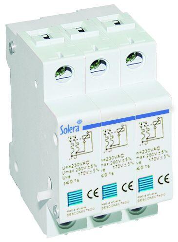 LIMITADOR SOBRETENSIÓN PERMANENTE 3P+N  15KA