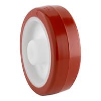 RUEDA 100MM POLIURETANO. HASTA 150KG. LLANTA PLÁSTICO - 1
