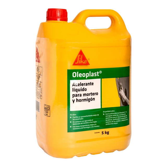 ACELERANTE LÍQUIDO DE FRAGUADO SIKA OLEOPLAST 5 KG