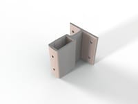 SOPORTE BALAUSTRE ALUMINIO 20X40CM - 1