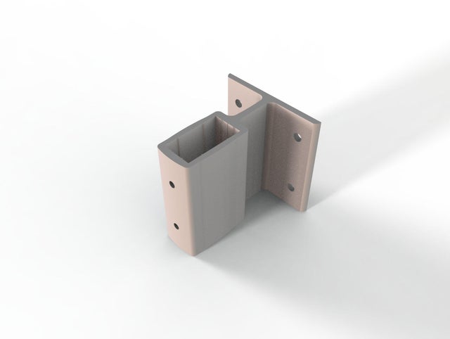 SOPORTE BALAUSTRE ALUMINIO 20X40CM