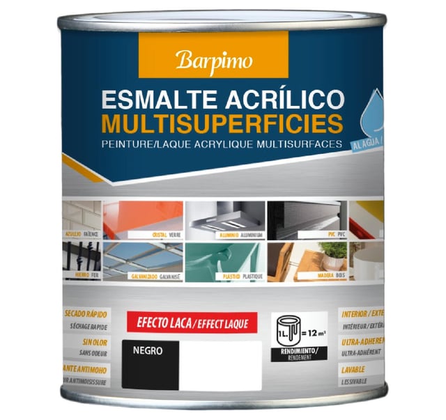 ESMALTE ACRÍLICO MATE MULTIADHERENTE  750ML BLANCO
