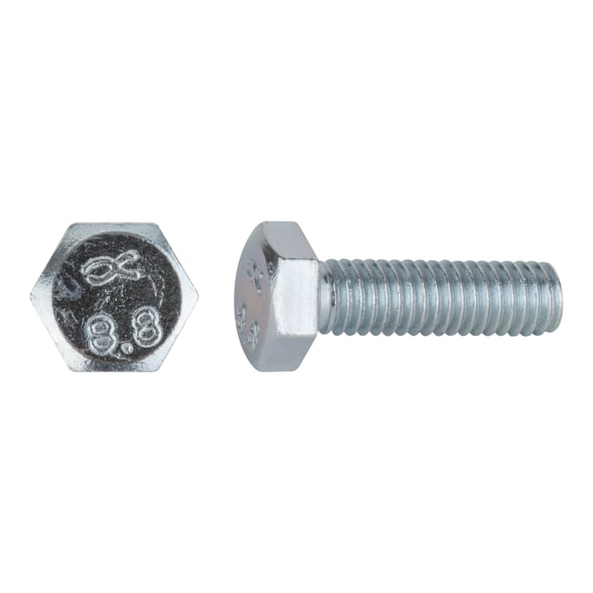 TORNILLOS MÉTRICOS HEXAGONALES PARA METAL CINCADOS 6X20MM. 200UDS - 1