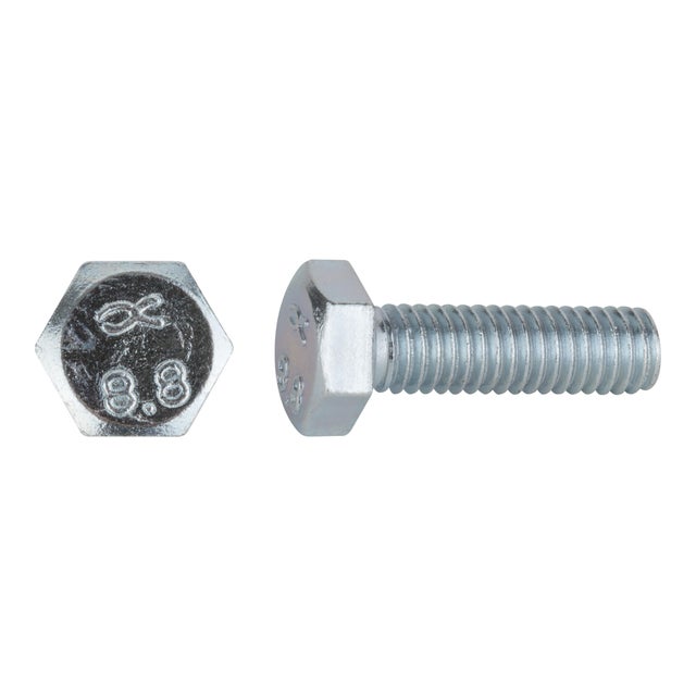 TORNILLOS MÉTRICOS HEXAGONALES PARA METAL CINCADOS 6X20MM. 200UDS
