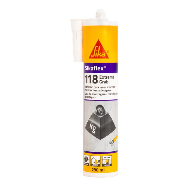 ADHESIVO DE MONTAJE SIKAFLEX 118 EXTREME GRAB 290 ML
