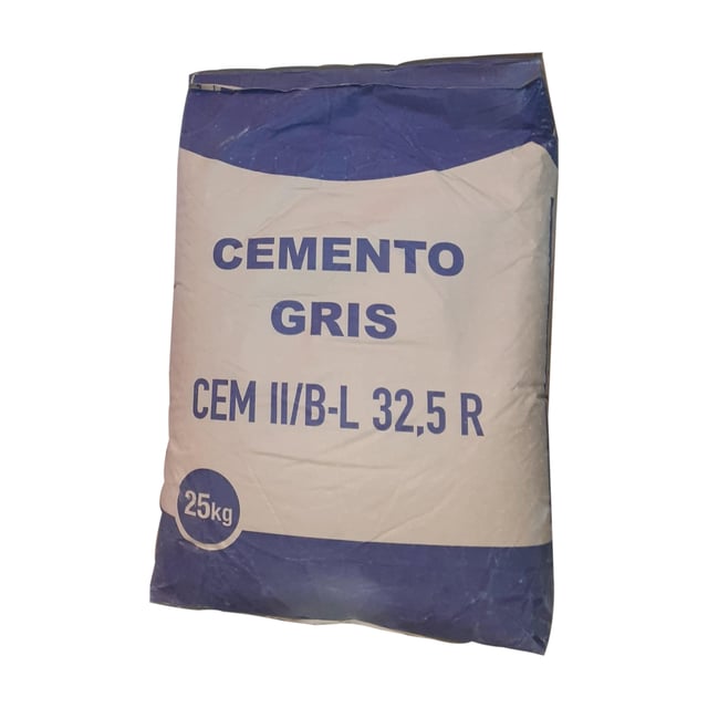 CEMENTO GRIS 32,5R 25 KG