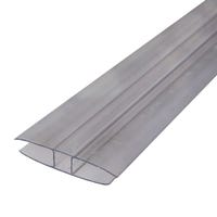 PERFIL UNION H POLICARB 2M 10MM - 1