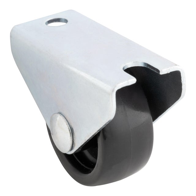 RUEDA FIJA 30MM POLIPROPILENO. HASTA 20KG. LLANTA METAL. 2 UDS.