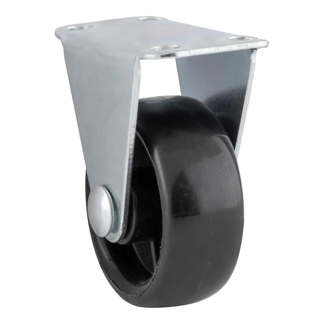 RUEDA HERRAJES 40MM POLIPROPILENO. HASTA 20KG. LLANTA ACERO - 1