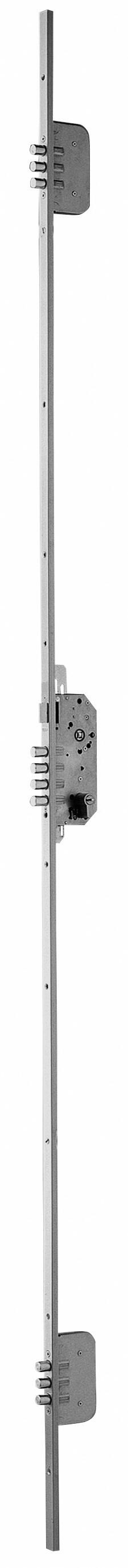 CERRADURA SEGURIDAD EMBUTIR PUERTA MADERA MULTIPUNTOS TLB35 PLATA TESA