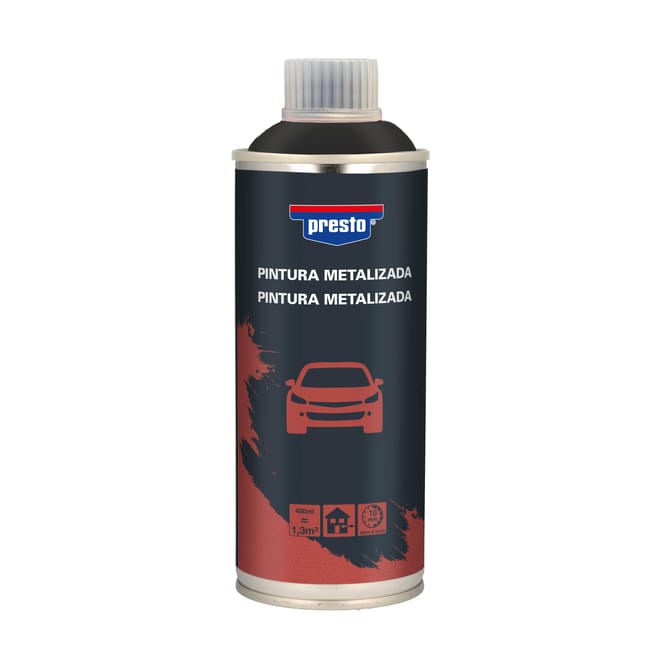 ESPRAY METALIZADA 400ML NEGRO - 1